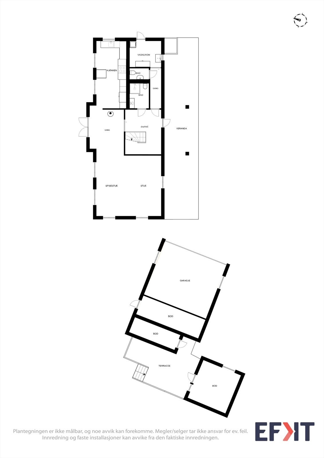 Plantegning 1. etasje. Galleribilde