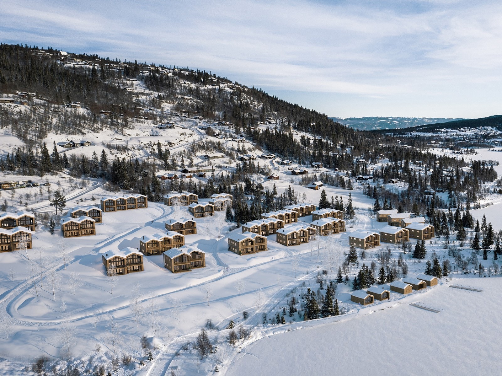 Frigarden illustrasjonsbilde drone Galleribilde