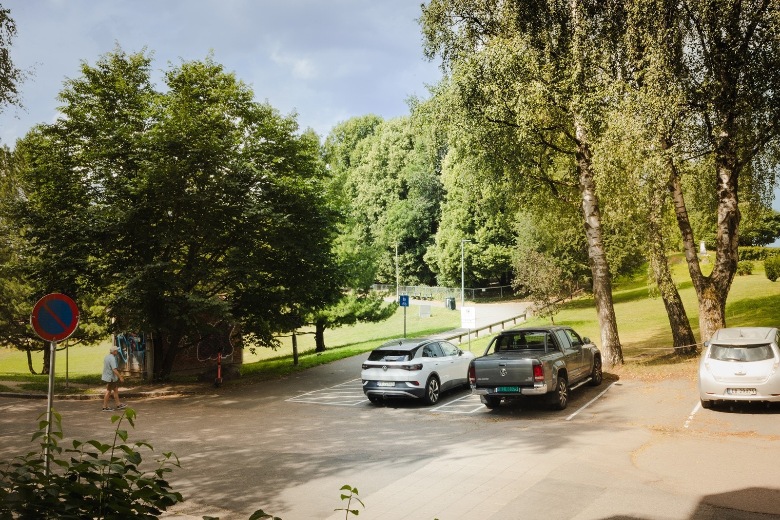 Hyggelig utsyn mot Marienlystparken. Galleribilde