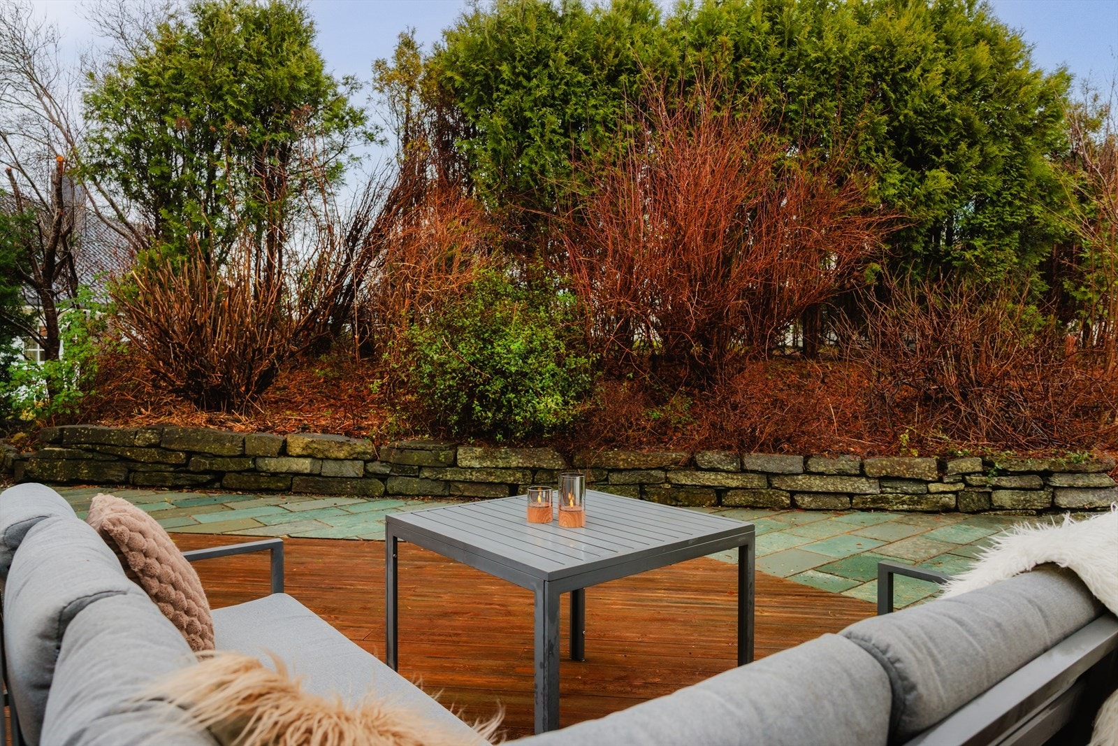 God plass til ønsket utemøblering. Galleribilde