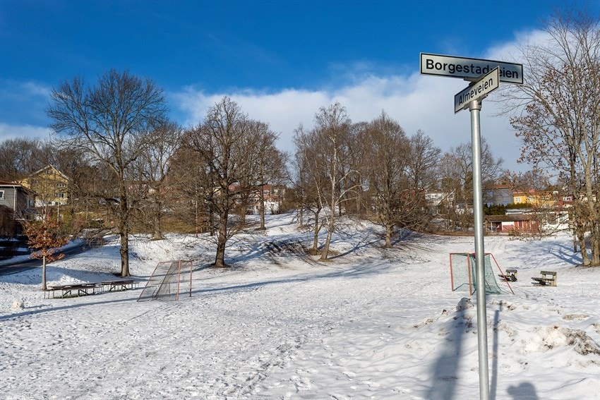 Vil du ha Damefallet som nærmeste nabo? En fabelaktig lekeplass som leder deg til Sognsvann og Marka. (selgers bilde) Galleribilde
