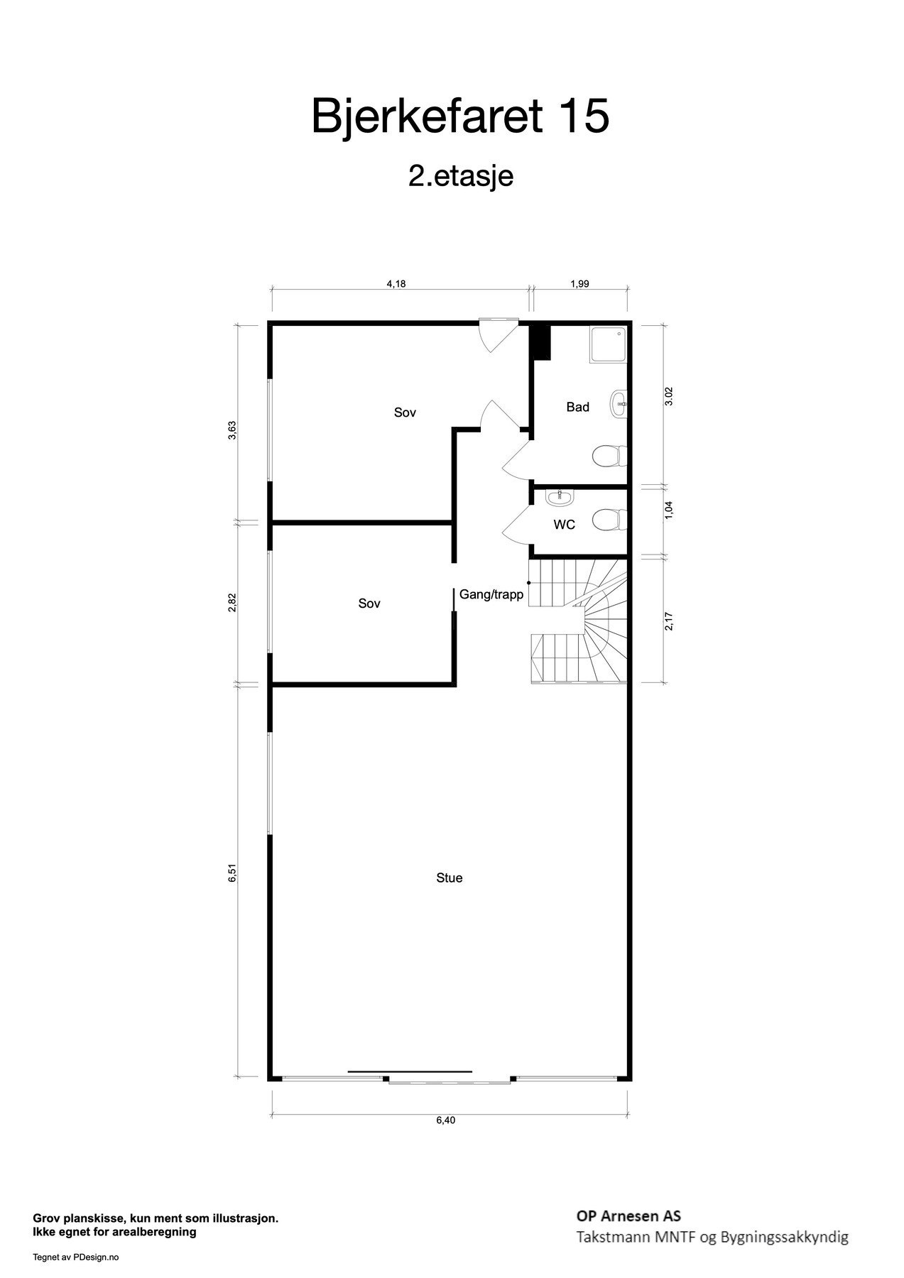 Toppetasjen - 2. etasje. Galleribilde