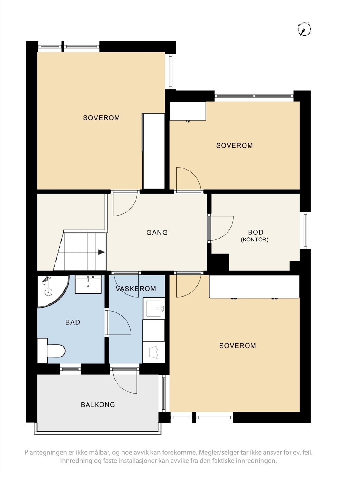 Plantegning 2. etasje. Galleribilde