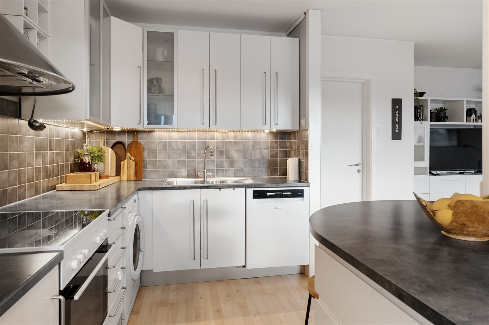 Flotte detaljer som fliser mellom over- og underskap Galleribilde