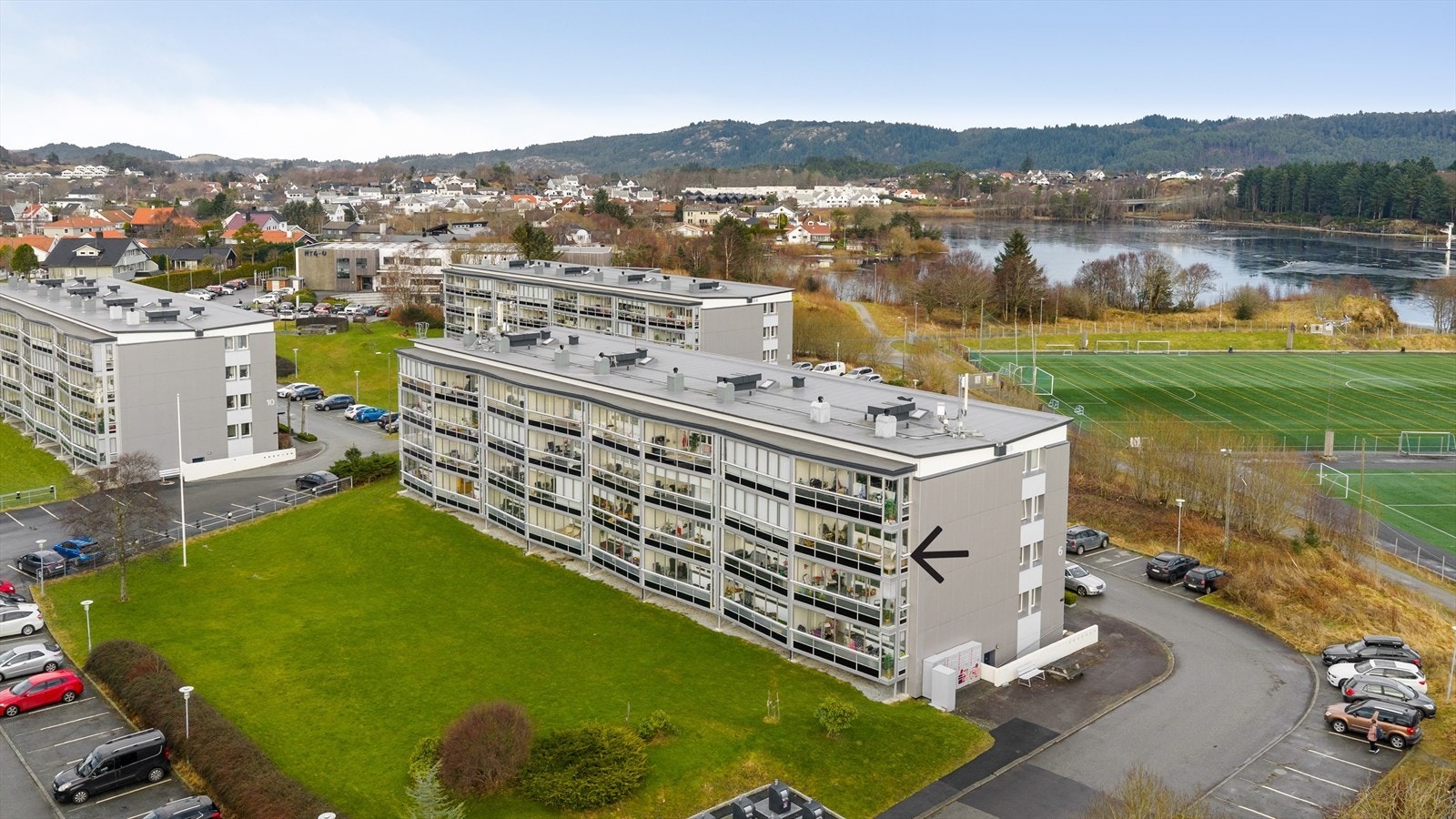 Borettslaget har flotte grøntarealer Galleribilde