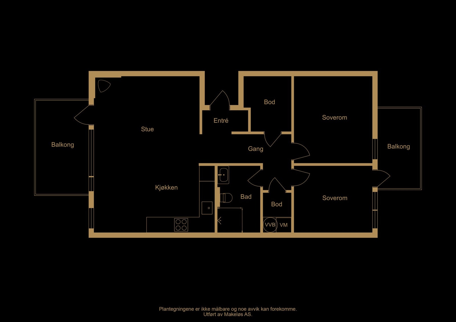 Plantegning - illustrasjon, avvik kan forekomme Galleribilde