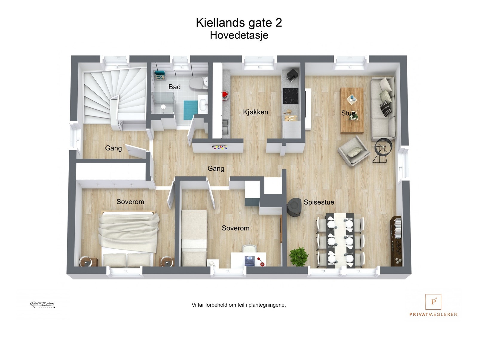 Plantegning 2. etasje Galleribilde