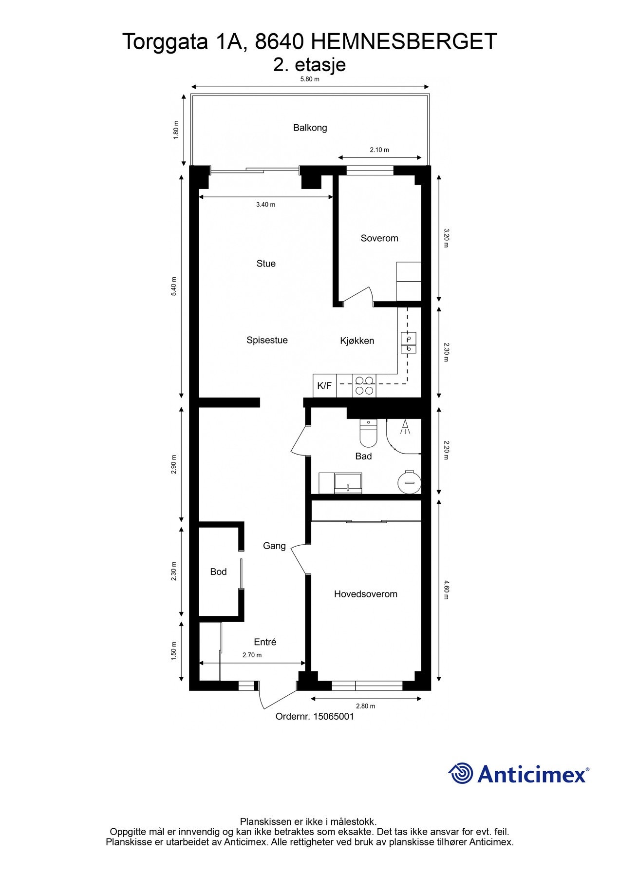 Gjør deg kjent med boligens planløsning Galleribilde