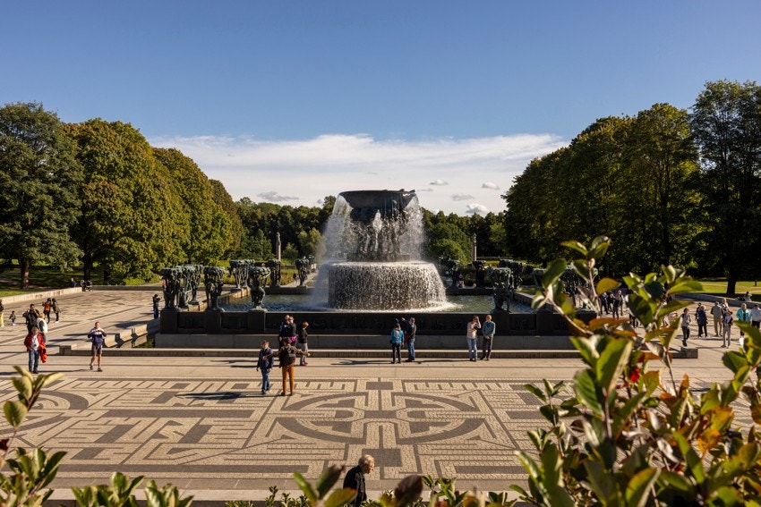 Frognerparken ligger en kort spasertur unna leiligheten Galleribilde