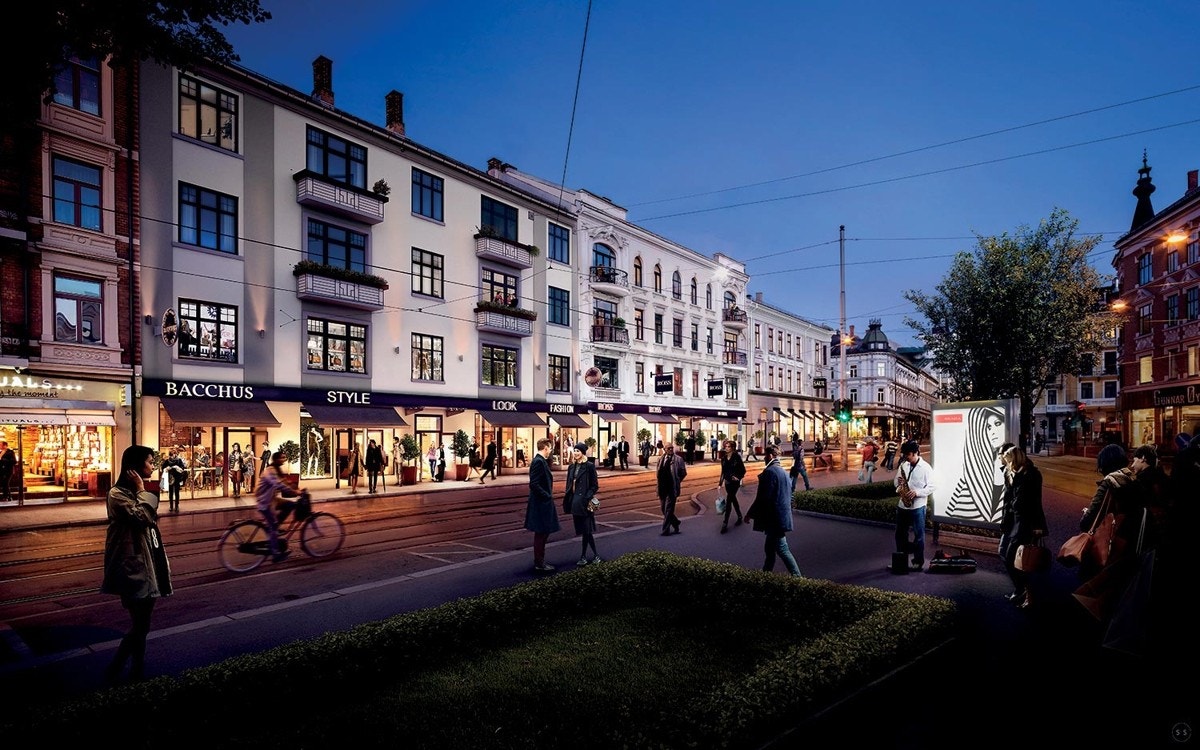 Valkyrie senter ligger et par hundre meter fra leiligheten Galleribilde