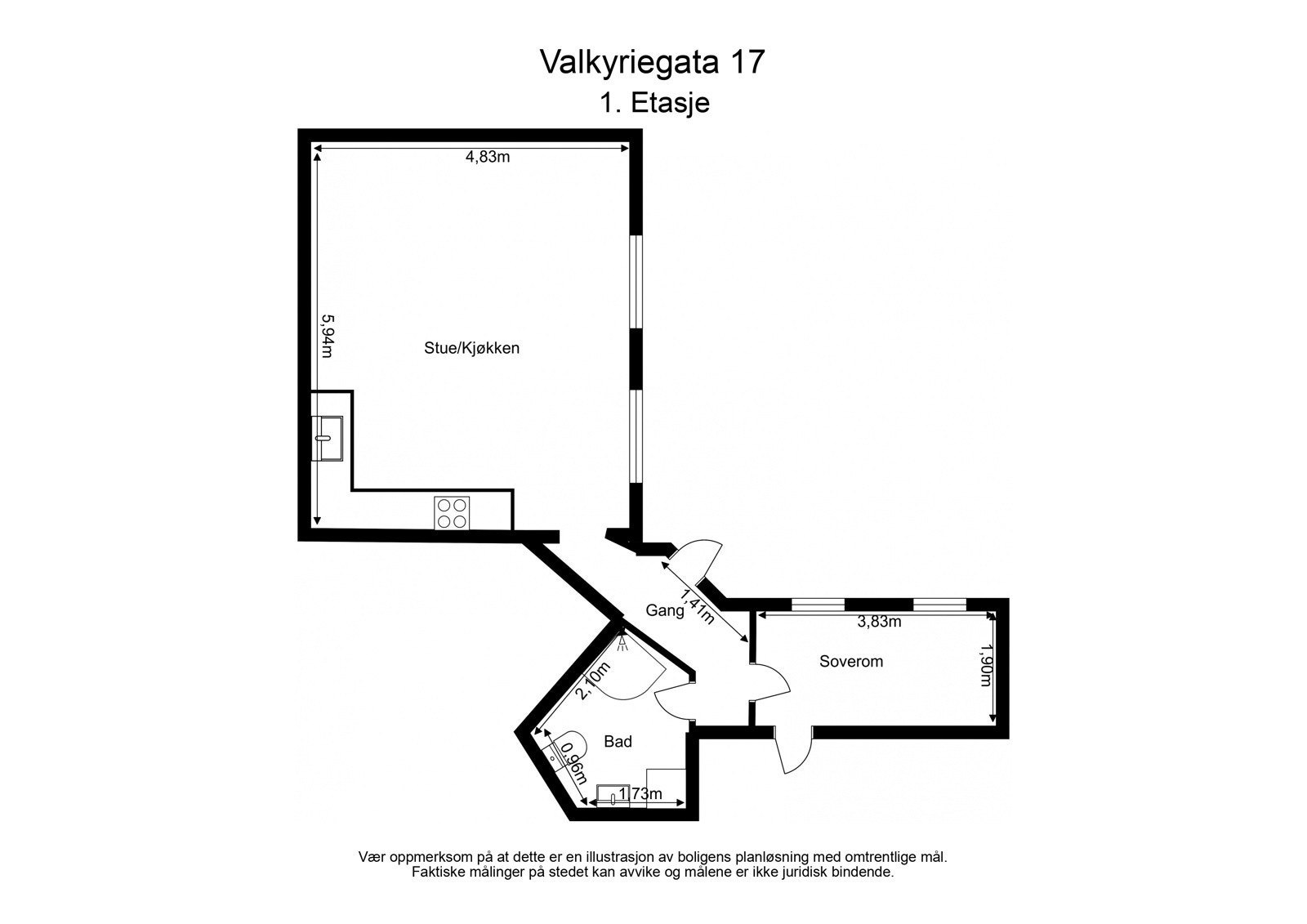 Plantegning Galleribilde