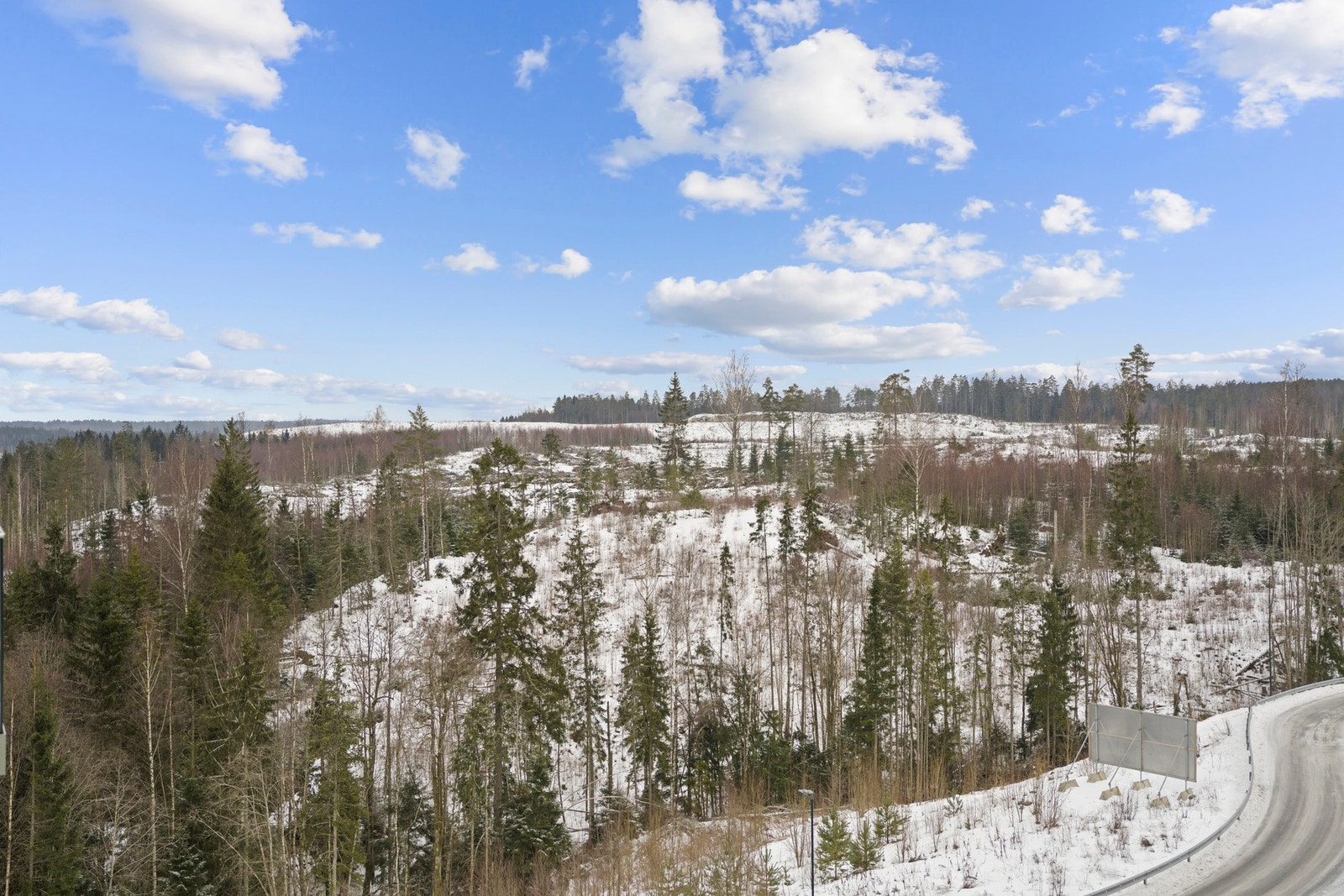 Flott utsikt fra balkong. Galleribilde