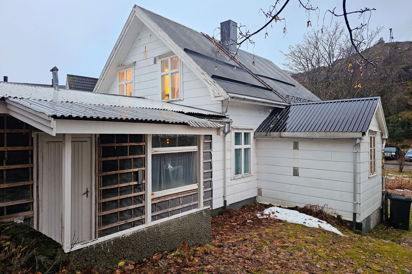 Der eterniten er fjernet, var det tidligere tannlegekontor. Galleribilde