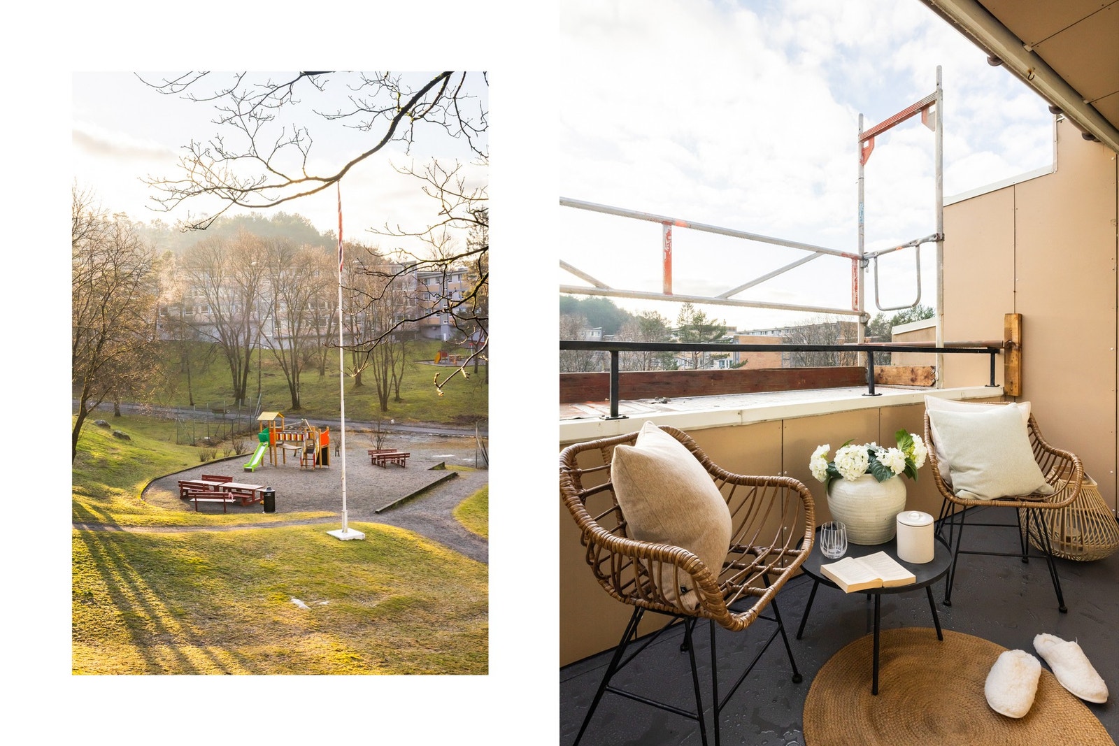 Merk at stillas skal fjernes allerede de neste dagene Galleribilde