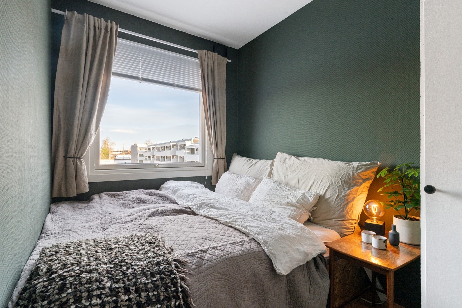 Dette soverommet er på 5,9 kvm. Galleribilde