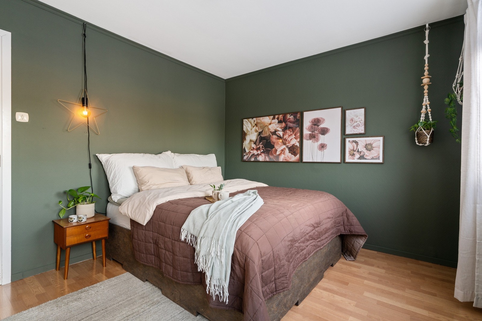 Hovedsoverommet er på rause 13,5 kvm. Galleribilde