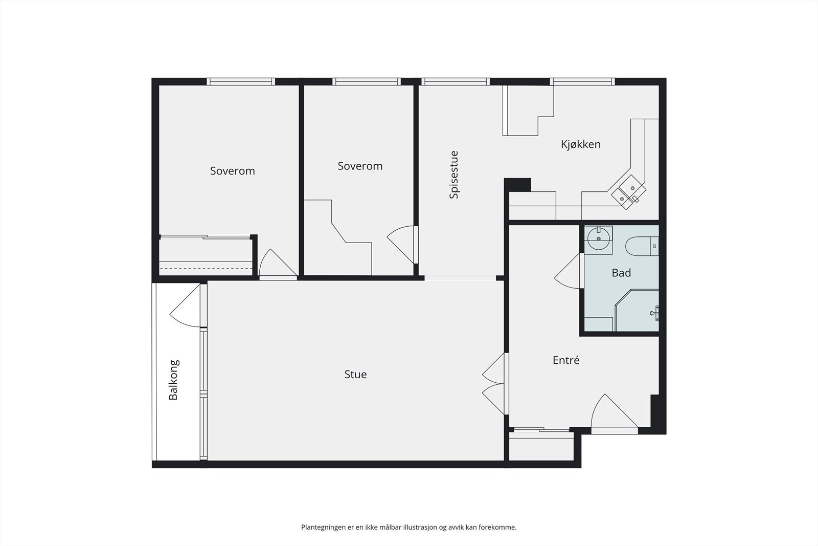 Plantegning Galleribilde
