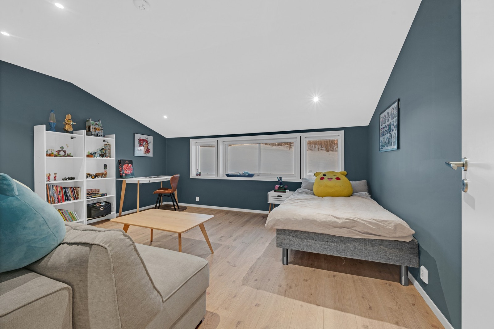 - Innbydende og herlig soverom med god plass for de minste. Galleribilde