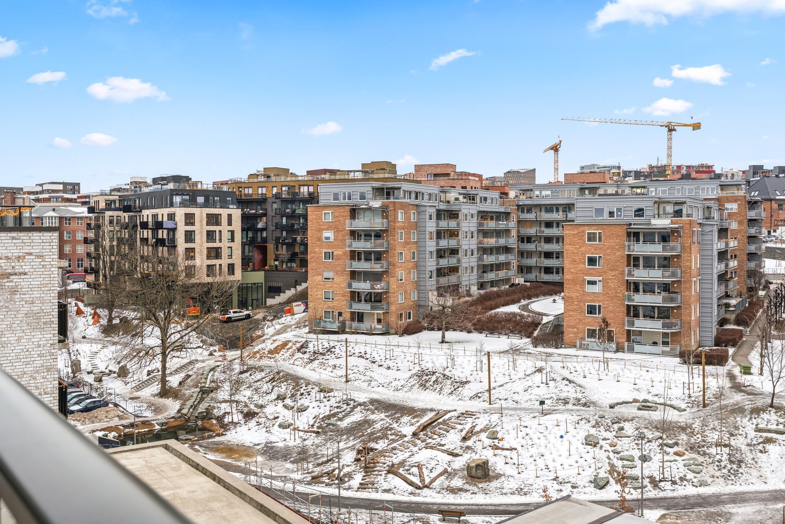 Nydelig utsyn over Østre parkdrag. Galleribilde