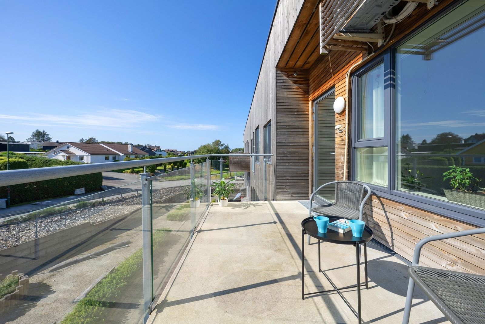 Sør-vest vendt balkong. Galleribilde