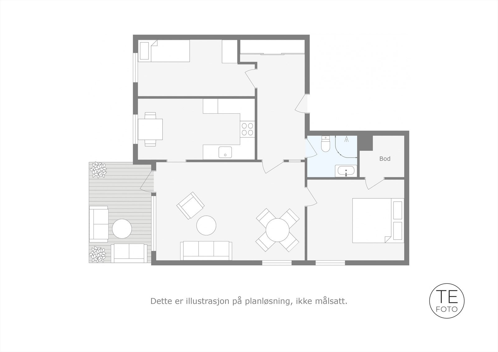 Plantegning Galleribilde