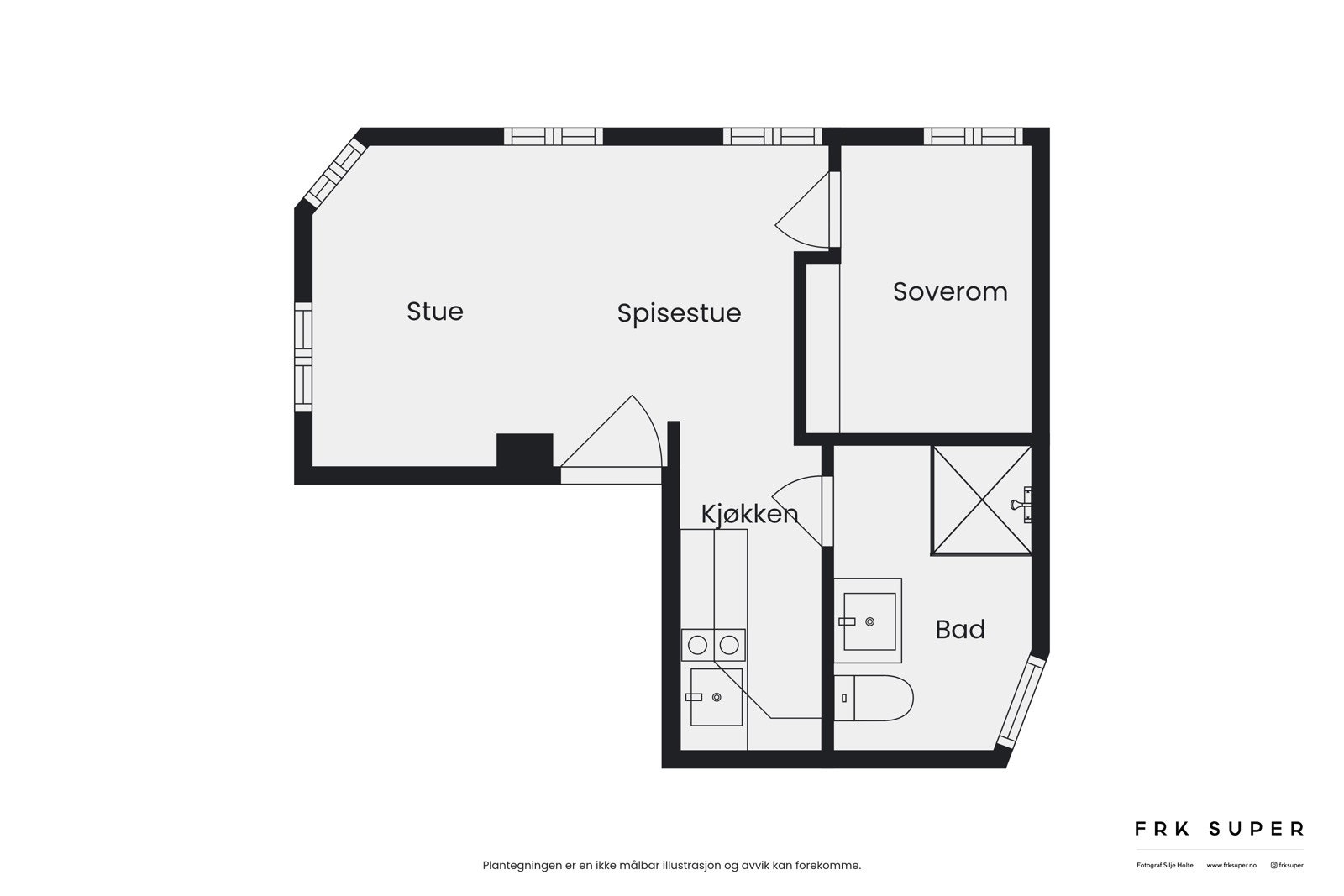 Plantegning - sokkeletasje Galleribilde