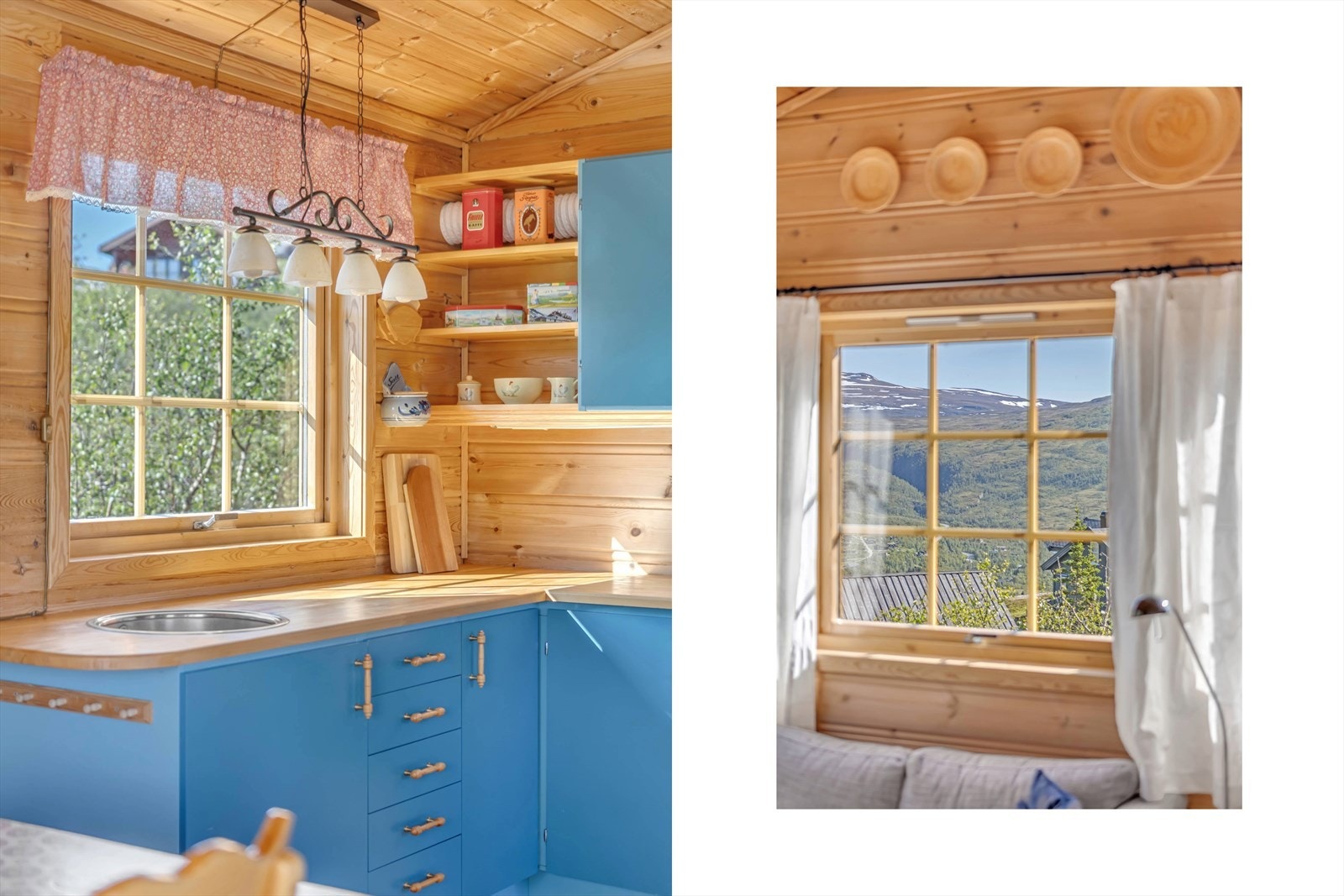 - Kjøkkenet er utstyrt med kombiskap (kjøl/frys) og komfyr - Galleribilde