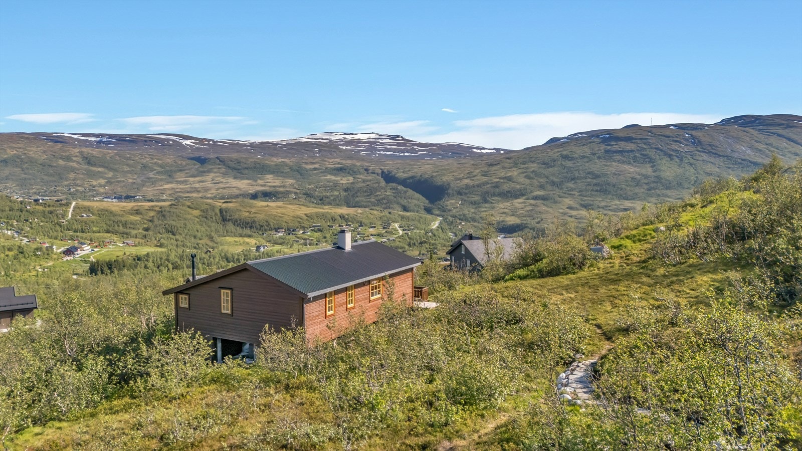 - Fra Bergen er det ca 2,5 times kjøretur til hytten - Galleribilde