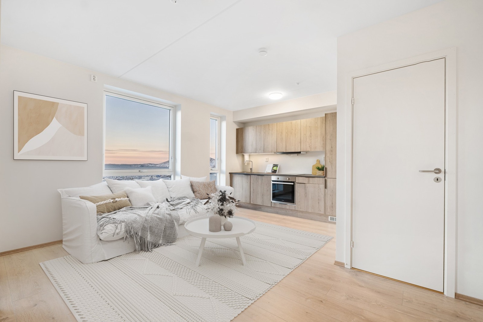 Velkommen til denne lekre 2-roms utsiktsleiligheten i Løvoldgården. Galleribilde