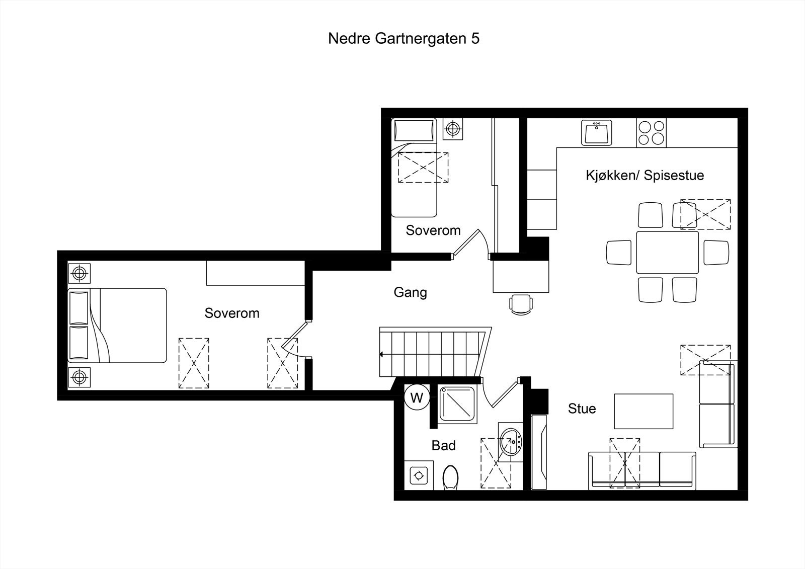 Planløsning. Galleribilde