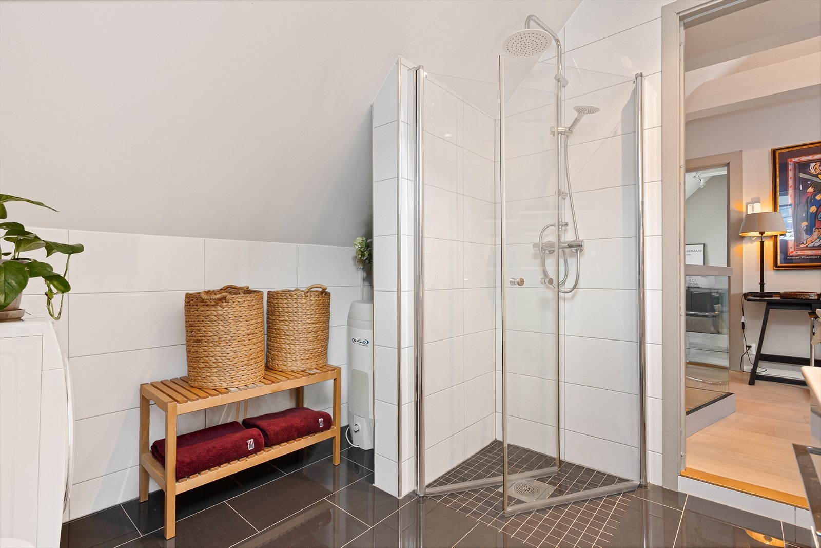 Opplegg for vaskemaskin. Galleribilde