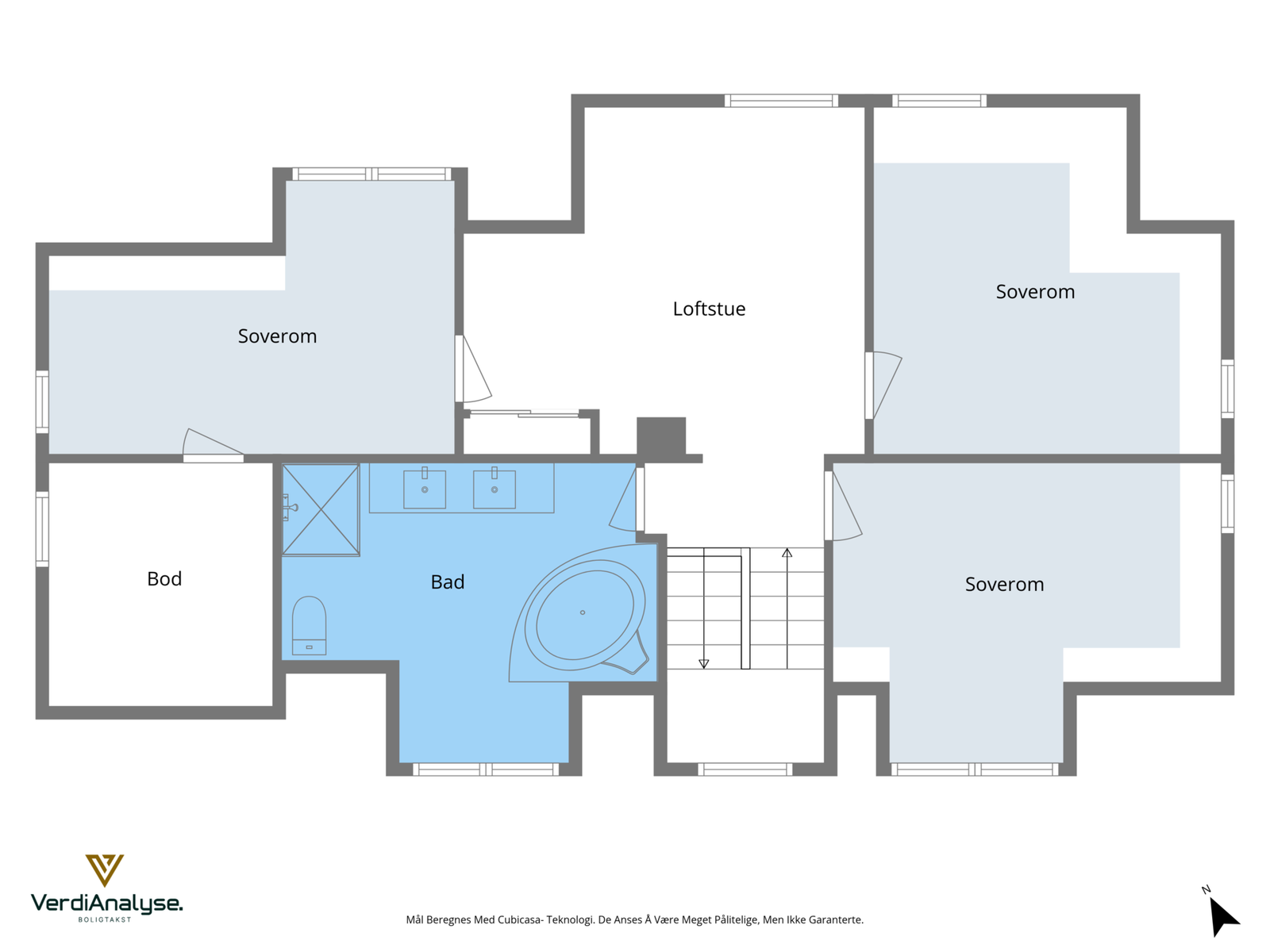Planskisse 2. etasje Galleribilde