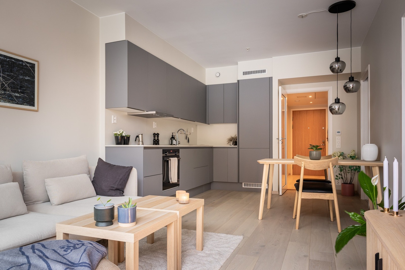 Leiligheten har en optimal planløsning med gode møbleringsmuligheter. Galleribilde