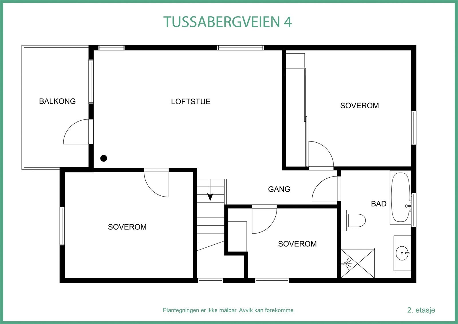 Plantegning Galleribilde