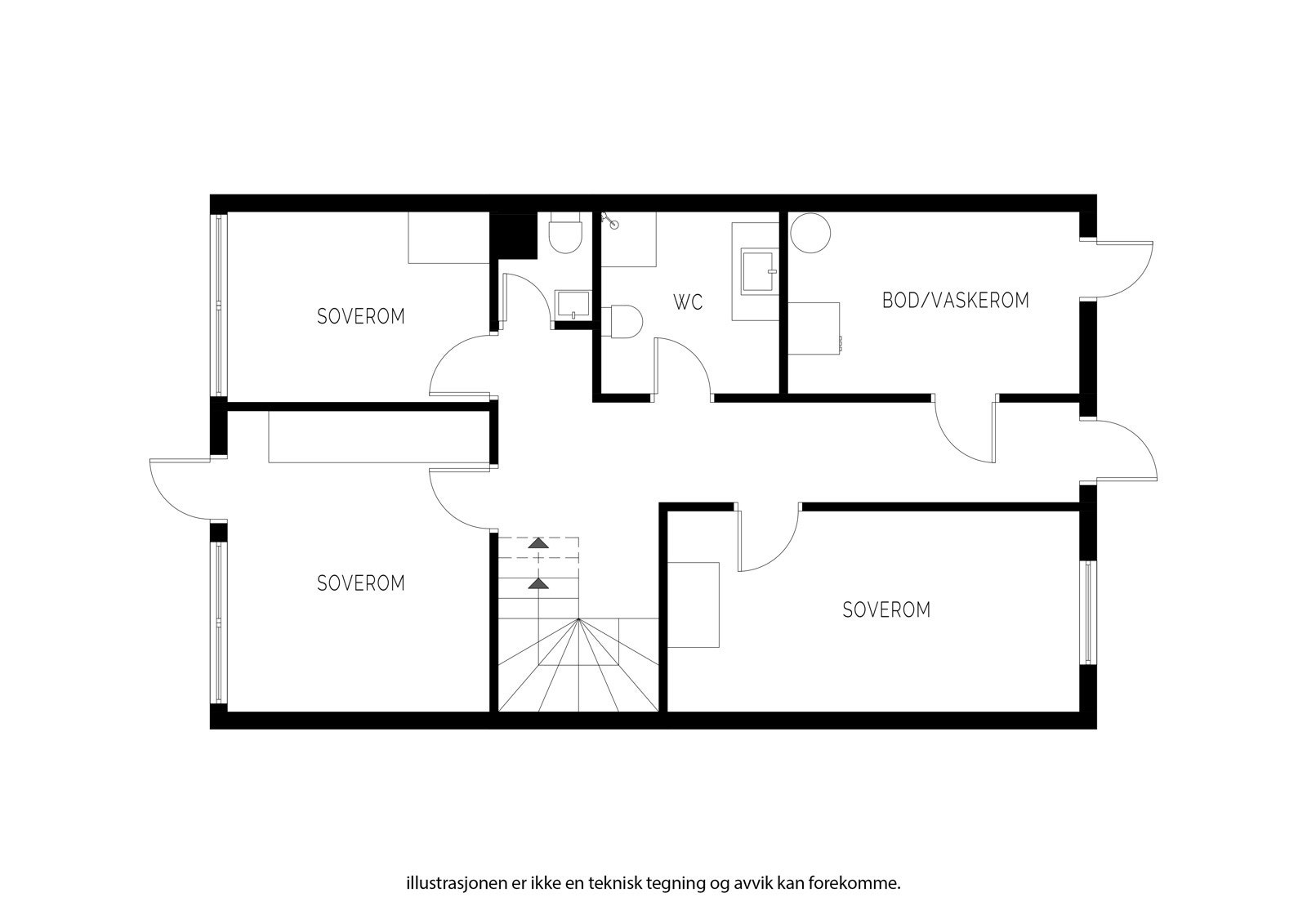Plantegninger første etasje. Galleribilde