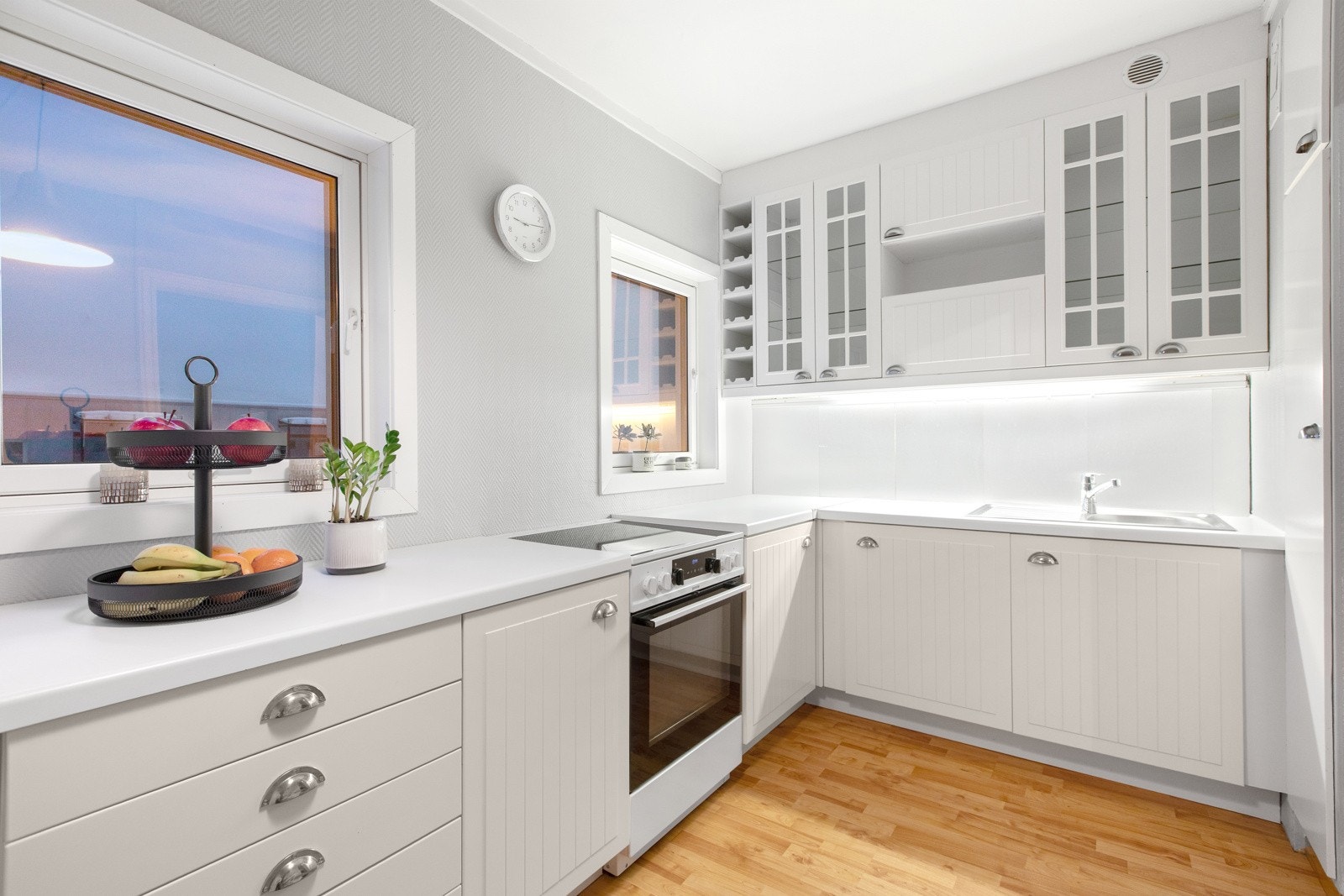 Leiligheten har romslig kjøkken, og bad fra 2011/2012. Galleribilde