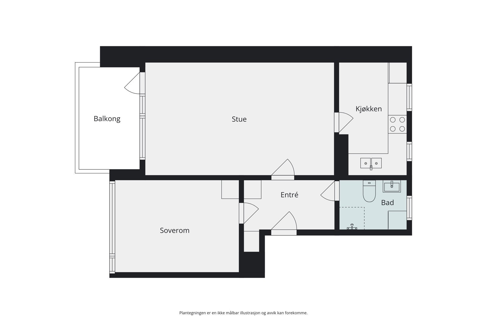 Plantegning Galleribilde