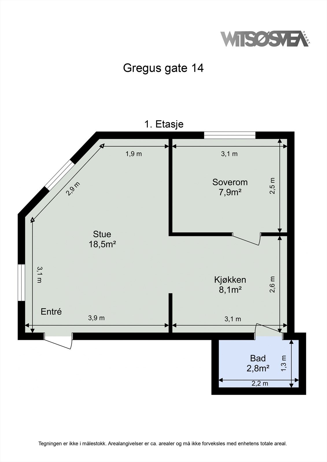 Plantegning Galleribilde