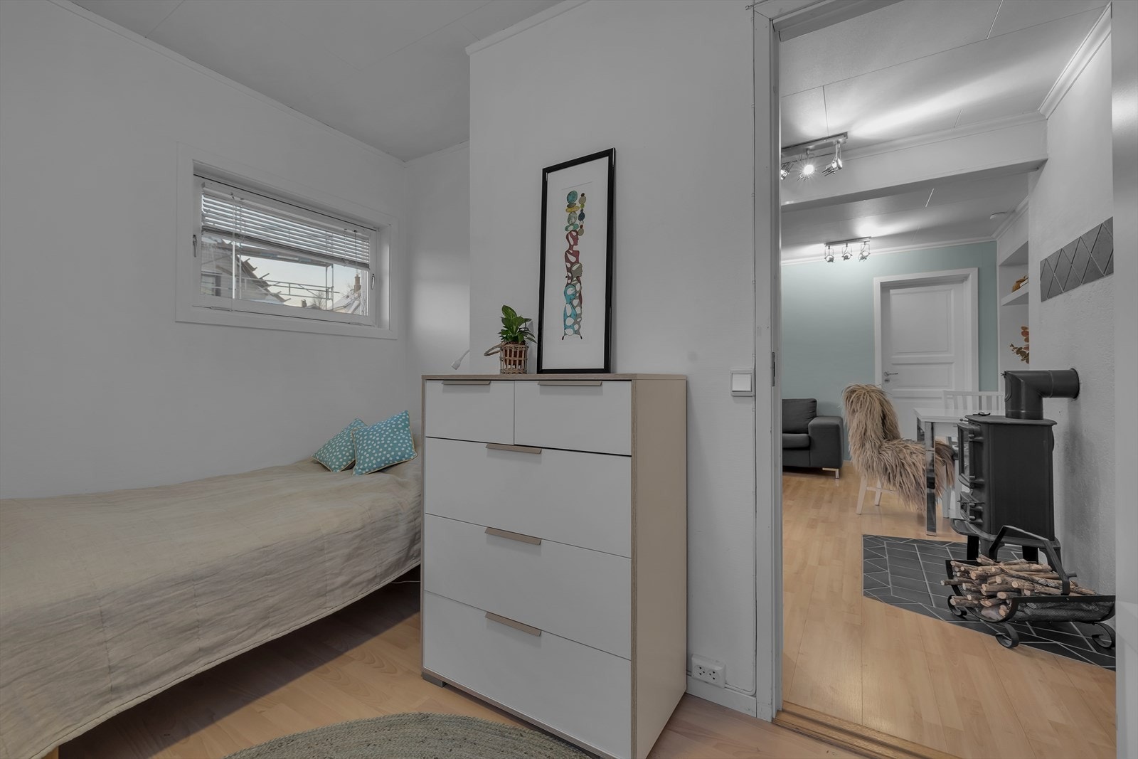 Ekstra soverom. Tidligere del av stue. Galleribilde