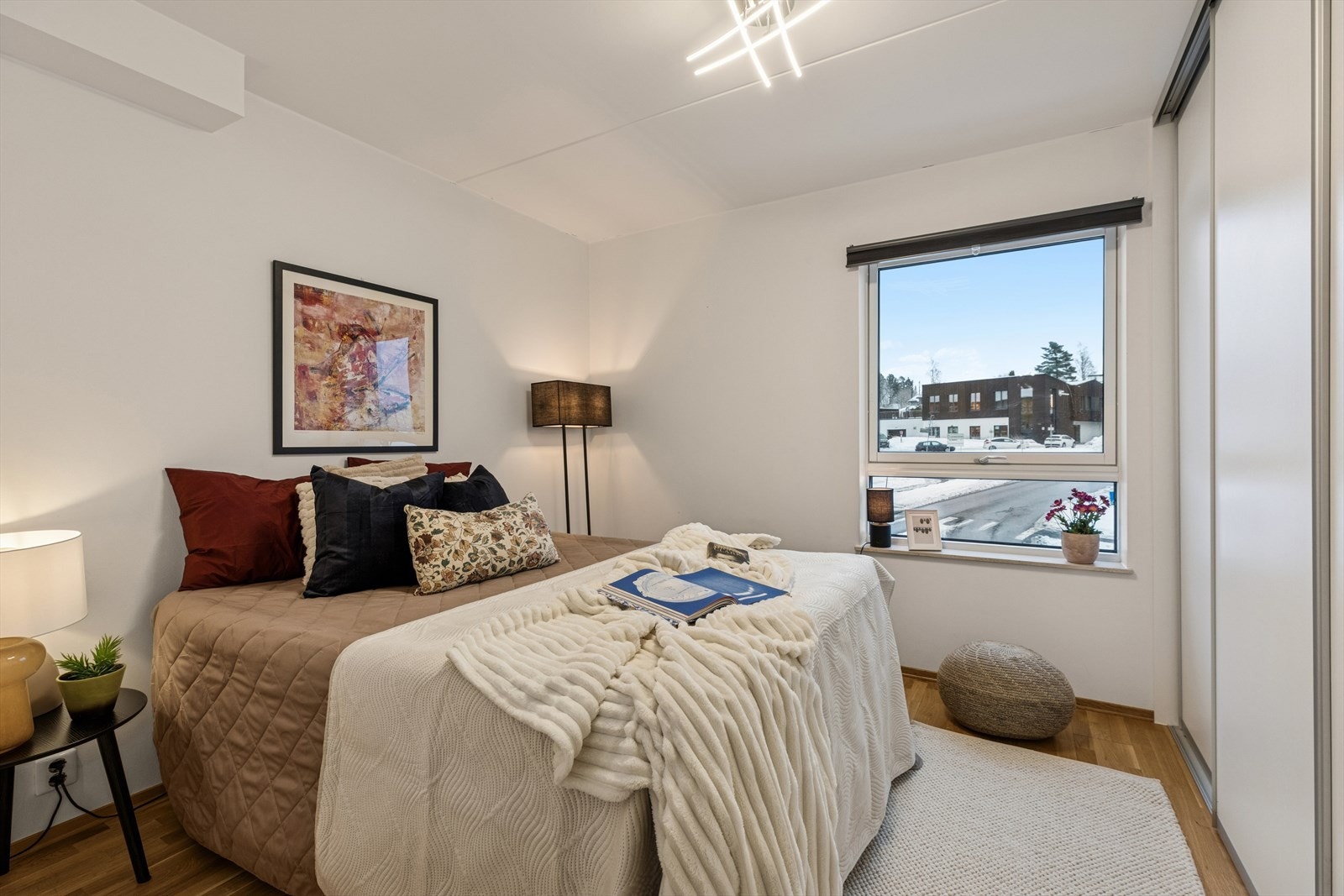 Leiligheten har tre gode soverom. Galleribilde