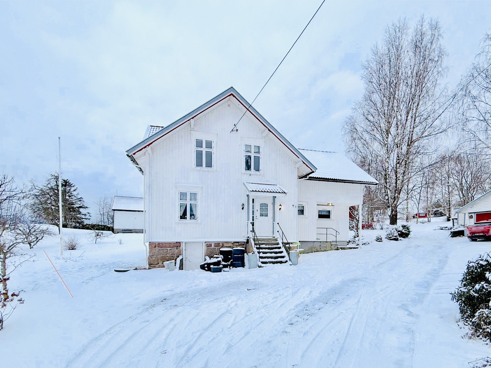 Flott uteområde Galleribilde