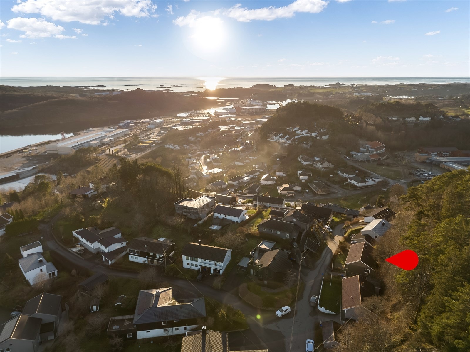 Dronefoto Galleribilde