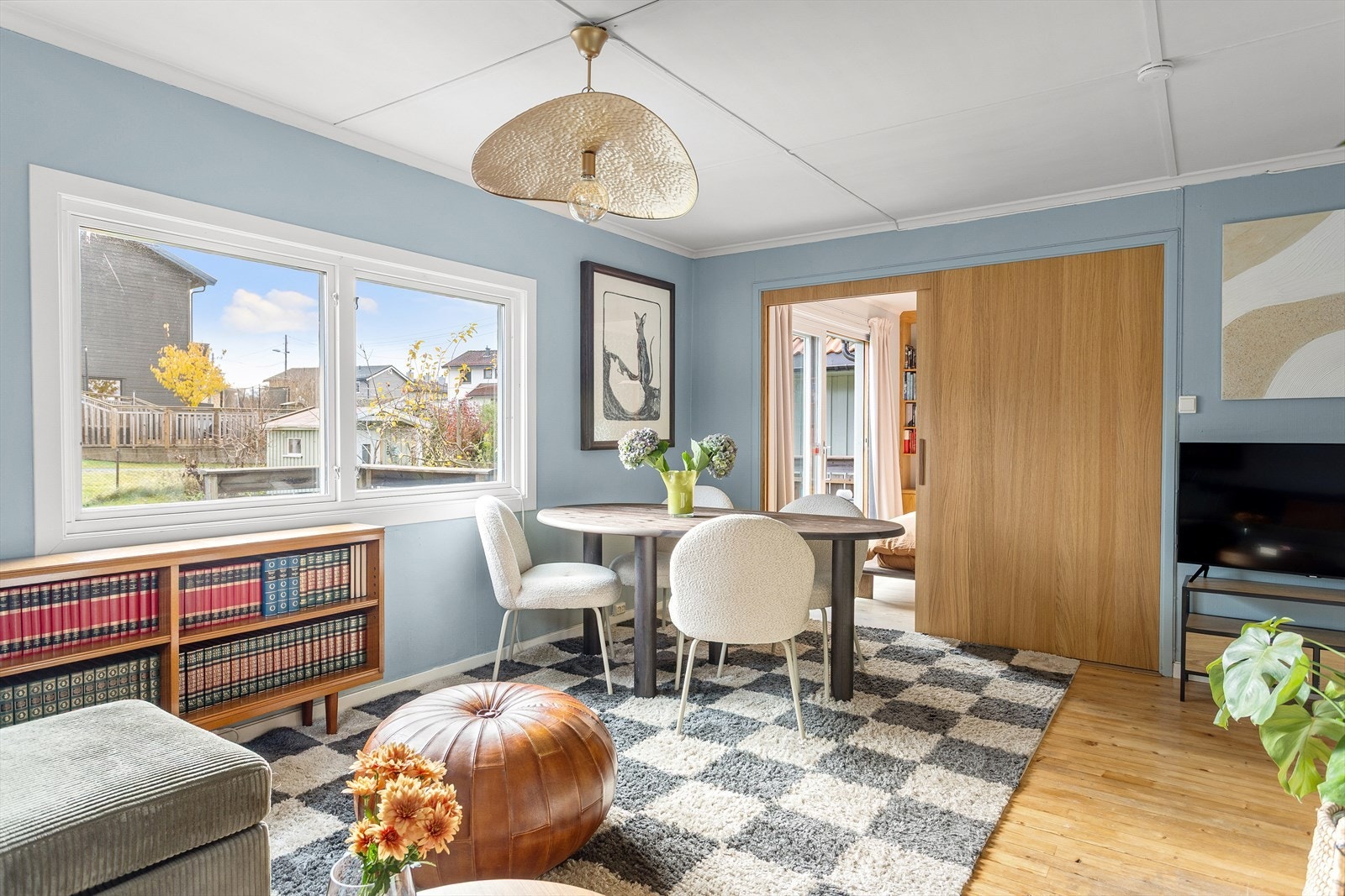 Her kan man enkelt invitere venner og familie på hyggelige sammenkomster. Galleribilde