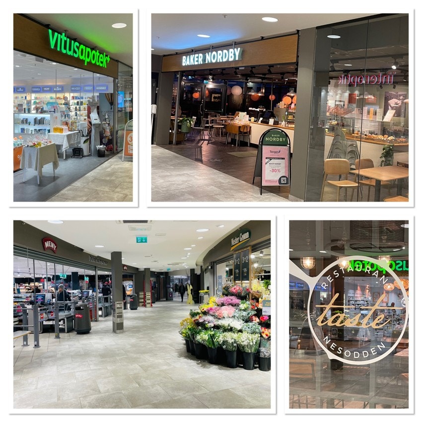 Tomten har svært sentral beliggenhet med fin gangavstand til Tangen senter, skoler og barnehager Galleribilde