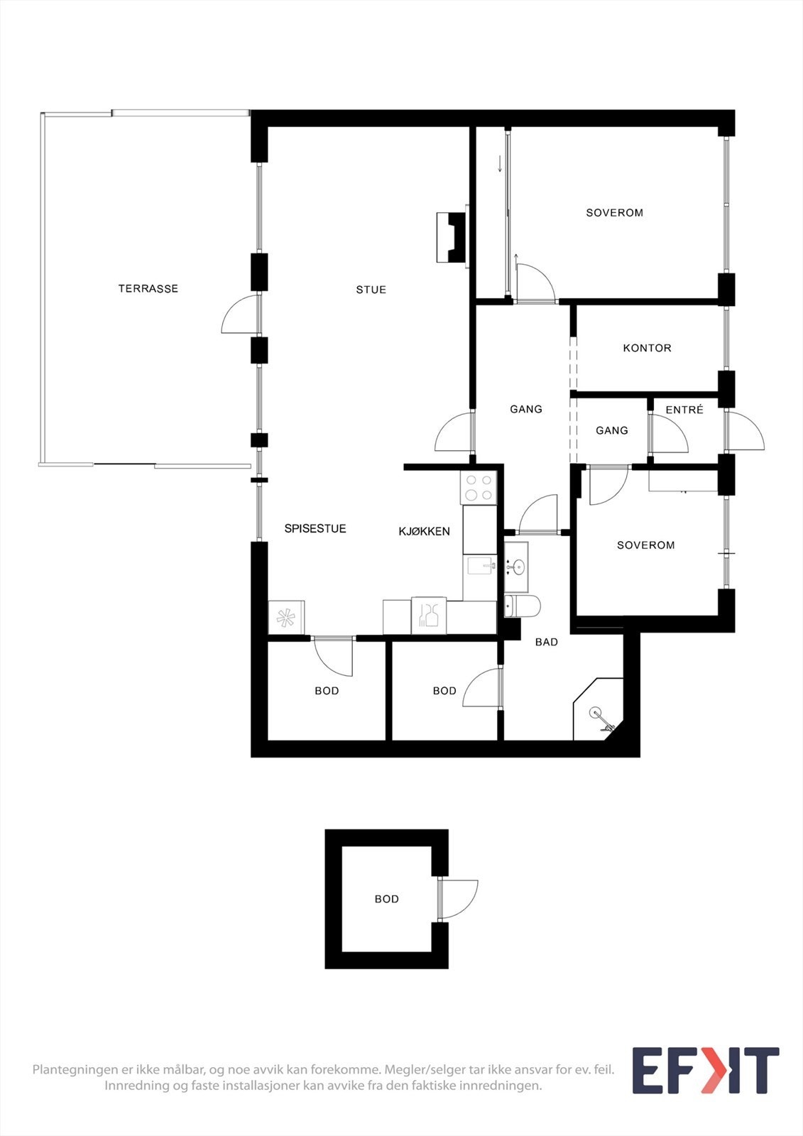 Plantegning. Galleribilde