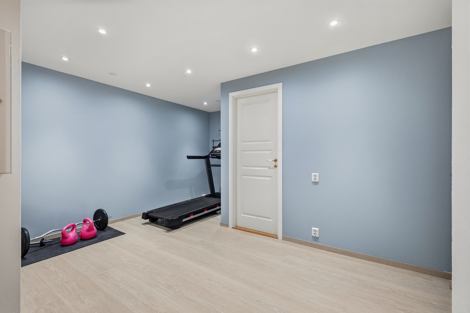 Rommet brukes idag som praktisk treningsrom Galleribilde