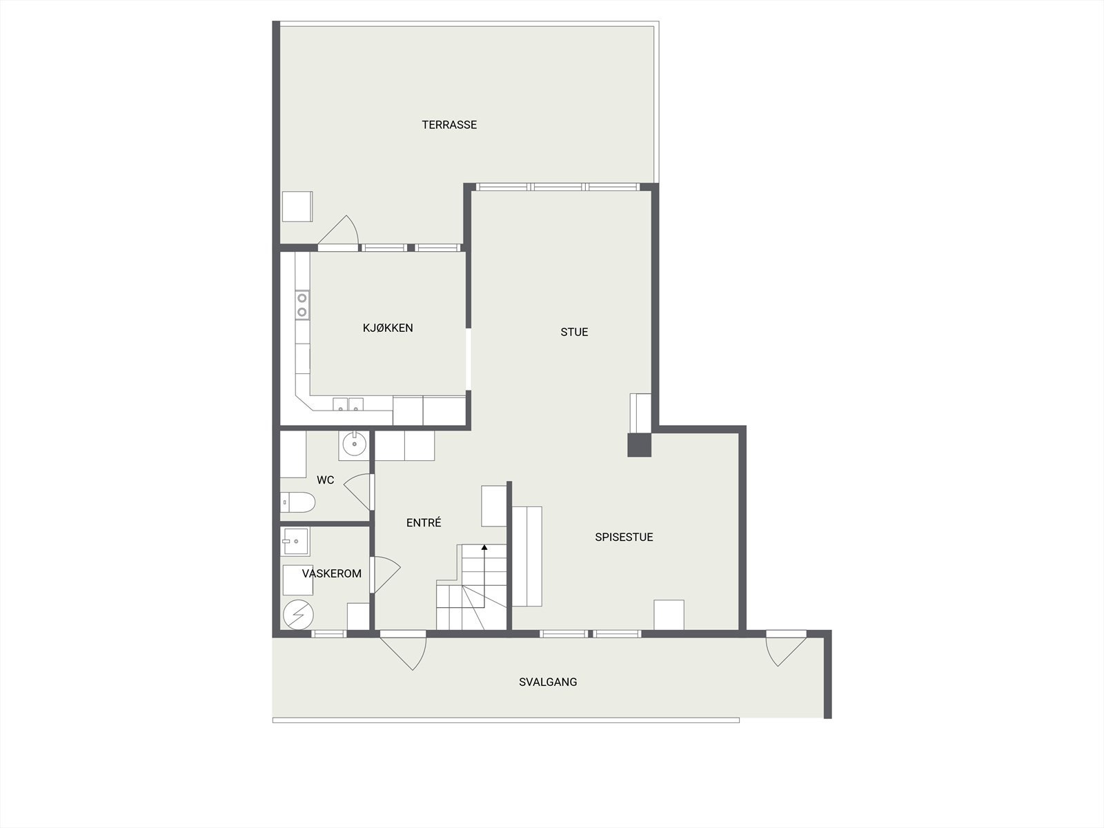 Plantegning 3.etasje. Galleribilde