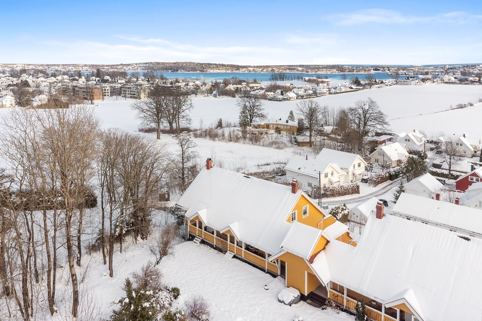 Her bor man rolig til i en blindvei uten sjenerende gjennomgangstrafikk. Galleribilde