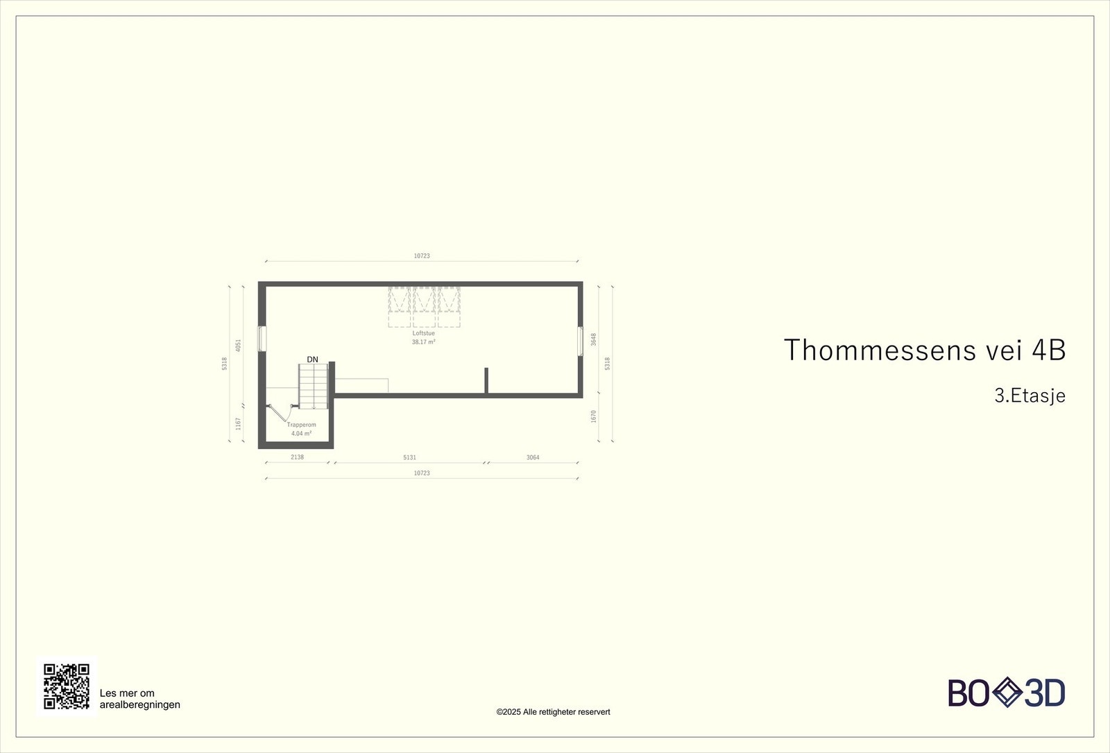 Plantegning loft Galleribilde