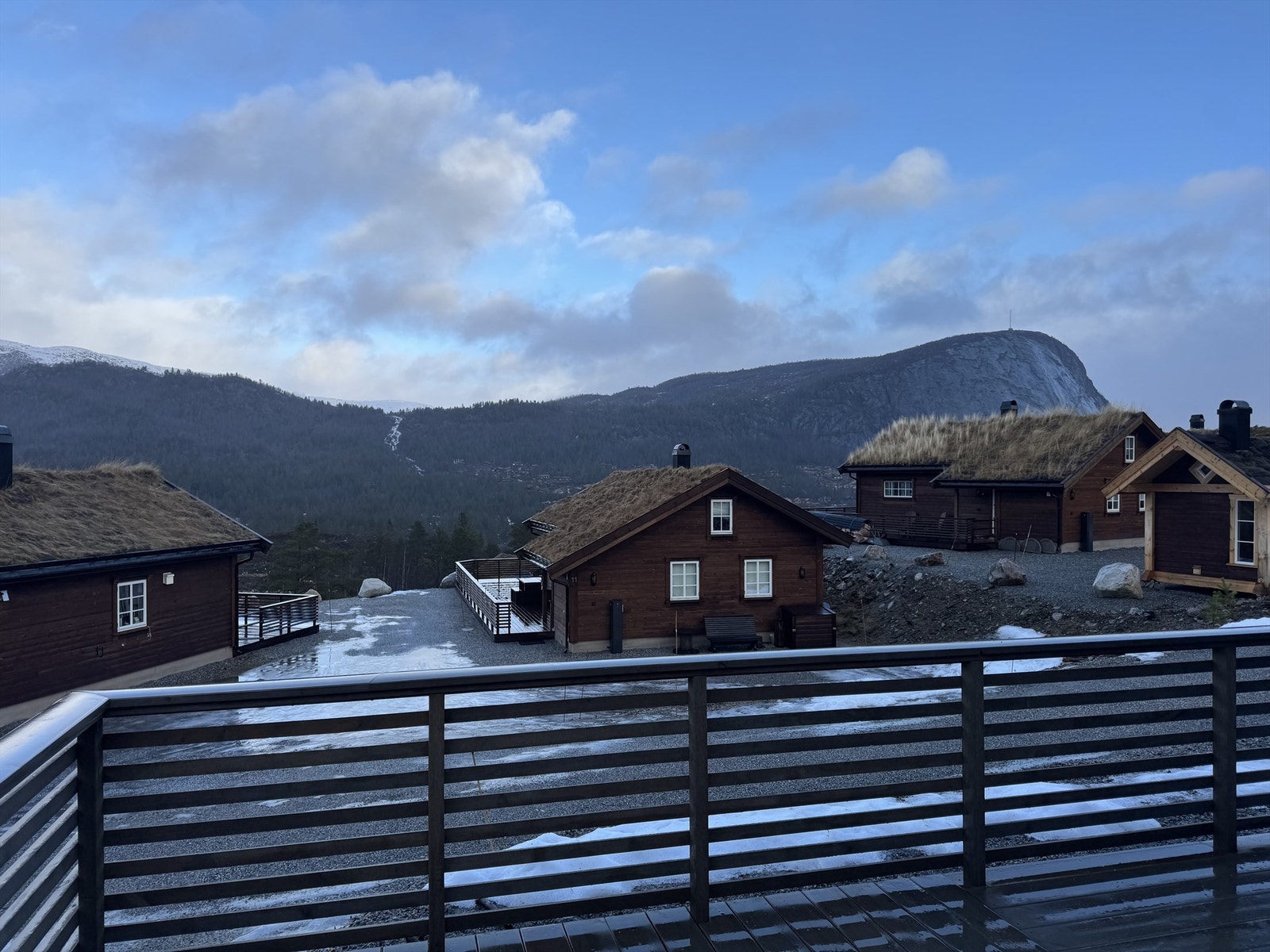 Utsikt fra hytten. Galleribilde